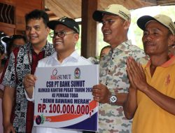 Bank Sumut Cabang Balige Berikan Bantuan CSR Kepada Kelompok Tani