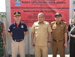 Tak Miliki IMB, Perumahan Milik PT Hadez Graha Utama Disegel Distaru Kota Bekasi