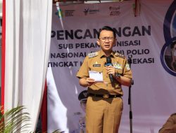 Pemkab Bekasi Targetkan 372.766 Anak Terima Imunisasi Polio