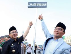 Dani Ramdan Dampingi Gubernur Jabar Resmikan Nama Jalan KH Raden Ma’mun Nawawi