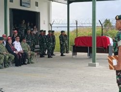 Wabup Humbahas Oloan P Nababan Sambut Jenazah Serka Anumerta Robertus Simbolon