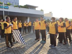 Kapolres Metro Bekasi Kota Buka Kegiatan PMJ 60 KM Finisher