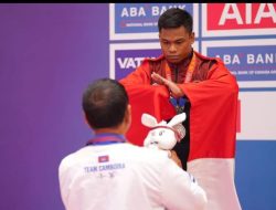 Atlet Wushu Humbahas, Samuel Marbun Raih Medali Perak SEA Games 2023 di Kamboja