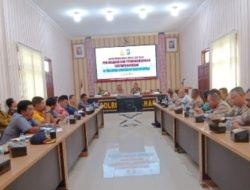 Kapolres Humbahas Pimpin Rakor Antisipasi Penanganan dan Penanggulangan Terpadu Bencana
