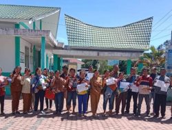 Disdukcapil Humbahas Jemput Bola Layanan Adminduk Balita Stunting