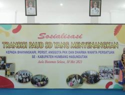 Ketua TP PKK Humbahas Ajak Bhayangkara, Persit, PKK dan DWP Dukung Gerakan Transisi PAUD ke SD