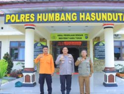BPBD Humbahas Kunjungi Polres untuk Pemantapan Apel Gelar Pasukan dan Peralatan Siaga Bencana