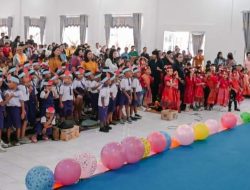 Bunda PAUD Humbahas Lepas Anak PAUD Se-Kecamatan Doloksanggul