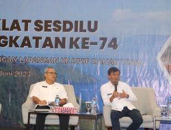 Tonny Simanjuntak Paparkan Potensi Kabupaten Toba kepada Peserta Diklat Sesdilu