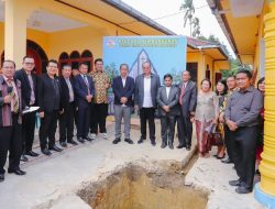 Bupati Humbahas Letakkan Batu Pertama Pembangunan GBI Parbotihan