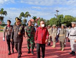 Upacara Peringatan HUT Bhayangkara Ke-77  di Kabupaten Toba Penuh Hikmah