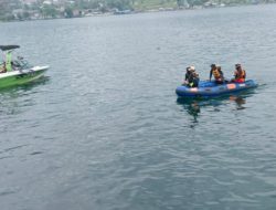 Babak Kualifikasi Ski Air PON XXI Berlangsung Seru di Kabupaten Toba