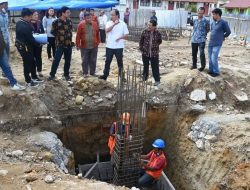 Bupati Humbahas Tinjau Pembangunan PLUT di Doloksanggul