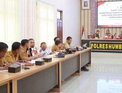Polres Bersama Pemkab Humbahas Rakor Antisipasi Guantibmas
