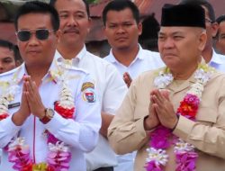 Wabup Humbahas Letakkan Batu Pertama Pembangunan SMA Negeri 3 Lintongnihuta