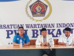 Jalin Sinergitas, Bacalon Wali Kota Bekasi 2024-2029 Silaturahmi ke PWI