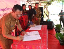 Pemkab Toba Tandatangani Kesepakatan Pendampingan Desa Wisata Dengan BTN