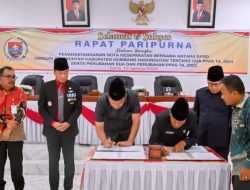DPRD Humbahas Paripuranakan KUA/PPAS APBD 2024 & KUPA/PPAS PAPBD 2023