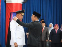 Gubernur Jabar Lantik Tri Adhianto Wali Kota Bekasi Depinitif Sisa Masa Jabatan 2018-2023
