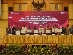 Bupati Humbahas MoU Bersama DJP-DJPK, Optimalkan Pemungutan Pajak Pusat dan Daerah