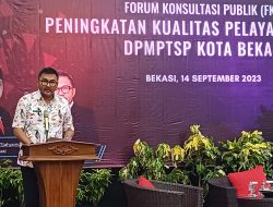 Tingkatkan Kualitas Pelayanan, DPMPTSP Kota Bekasi Gelar Forum Konsultasi Publik