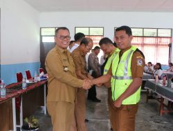 Dishub Kabupaten Toba  Sosialisasi Tertib Berlalulintas Untuk Pelajar SMP