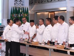 Bupati Toba Ikuti Rakor Bersama Pj Gubernur Sumut