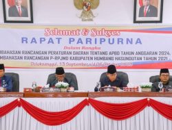 Wakil Bupati Humbahas Hadiri Paripurna Nota Pengantar R-APBD 2024 dan Perubahan RPJMD 2021-2026