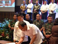 Bupati Humbahas Ikuti Deklarasi Pemilu Damai dan Pilkada Serentak 2024