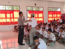 Polsek Silaen Sosialisasi Tertib Lalin, Bahaya Narkoba dan Perlindungan Anak