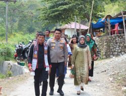 Kapolres Toba Bersama Istri Hadiri Pesta Pembangunan GKPI Aek Bolon