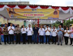 Bupati Toba Tinjau Pasar Murah di Laguboti