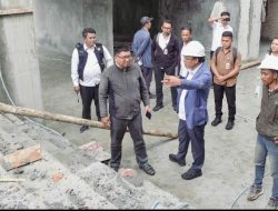 Bupati Humbahas Tinjau Progres Pembangunan PLUT di Doloksanggul