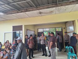Kapolres Toba Bersama Dandim Tinjau Pilkades Serentak