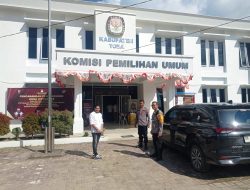 Kantor KPU Kabupaten Toba dan Gudang Logistik Diperiksa Kabag Ops Polres Toba