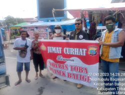 Polisi RW Polsek Balige Imbau Warga Toba Selalu Waspada Terhadap Tindakan Kriminal