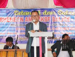 Pesta Parheheon Ama HKBP Balige, Ini Pesan Bupati Toba, “Jadilah Ama yang Peduli”
