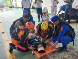 Polres Toba Bersama Instansi Terkait Gelar Simulasi Latihan Keadaan Darurat