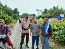 Jelang Pemilu 2024, Polsek Laguboti Intensif Temui Masyarakat