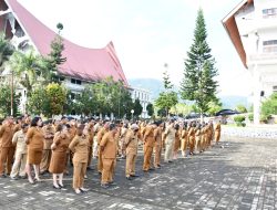 Bupati Toba Minta ASN Disiplin dan “Naraja” Dalam Event Aquabike World Championship