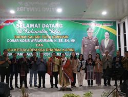 Sambutan Kajari Baru, Bupati Toba  Dukung Restorative Justic