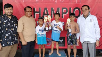 Ketua Aquatic Kota Bekasi Buka Kranggan Water Park Fun Swimming Competition