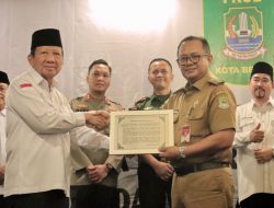 Pj Wali Kota Bekasi Bersama Tokoh Pemuka Agama Deklarasi Pemilukada Aman dan Damai