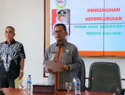 Bupati Toba Kukuhkan Pengurus Forum Anak Daerah Periode 2024-2026