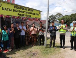 Bupati Toba Apresiasi Petugas Pospam Nataru