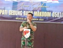 Kodim 0507/Bekasi Gelar Acara Syukuran Gedung Baru Makodim