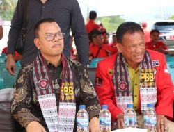 Pelantikan PAC PBB, Poltak Sitorus Berharap PBB Wujudkan Pemuda Naraja di Kabupaten Toba