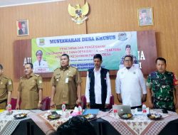 Camat Serang Baru Hadiri Musdes KPM BLT di Desa Jayasampurna