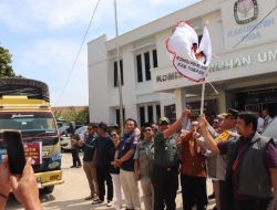 KPU Kabupaten Toba Mulai Distribusikan Logistik Pemilu