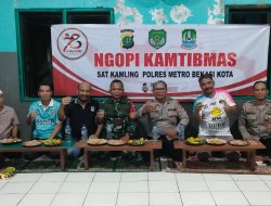 Ngopi Bareng Bhabinkamtibmas Ajak Warga Komunikasi Aktif Sambil Ngobrol Santai